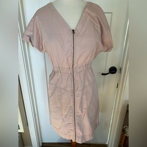 Girls women’s Universal Thread Pink Cotton Utility Dress Size XS